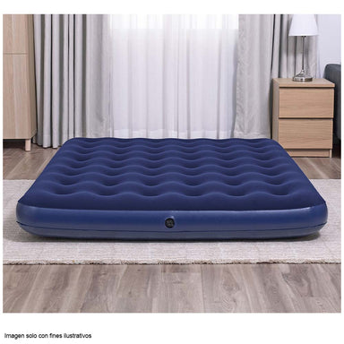 Colchón inflable 67003 tamaño Queen 80x60 pulgadas, superficie flocada