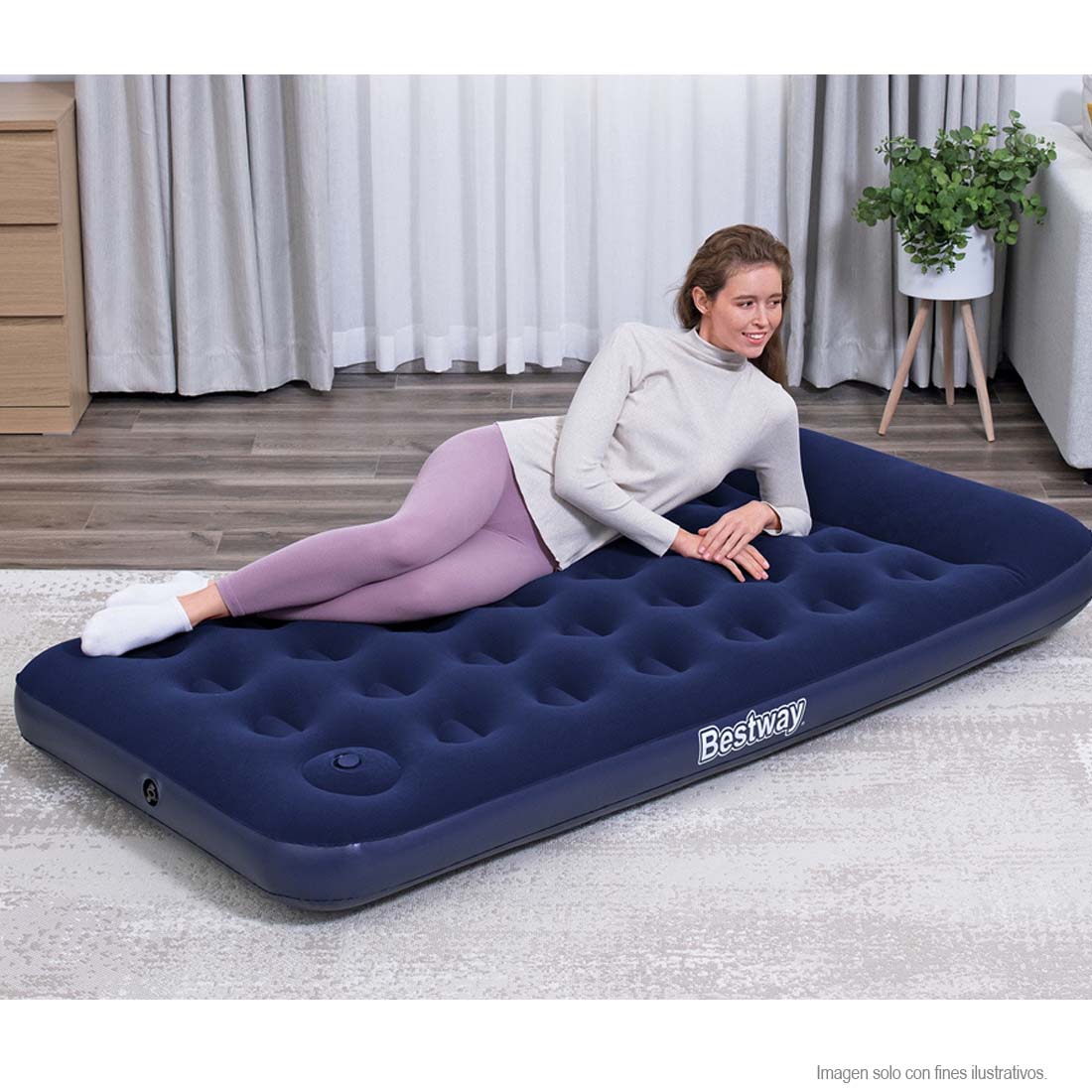 Colchón inflable 67224 Bestway twin 74"x39"
