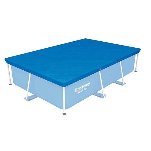 COBERTOR PARA PISCINA, MODELO 58105, MARCA BESTWAY,  MEDIDAS 102" X 67"/2.59M X 1.7