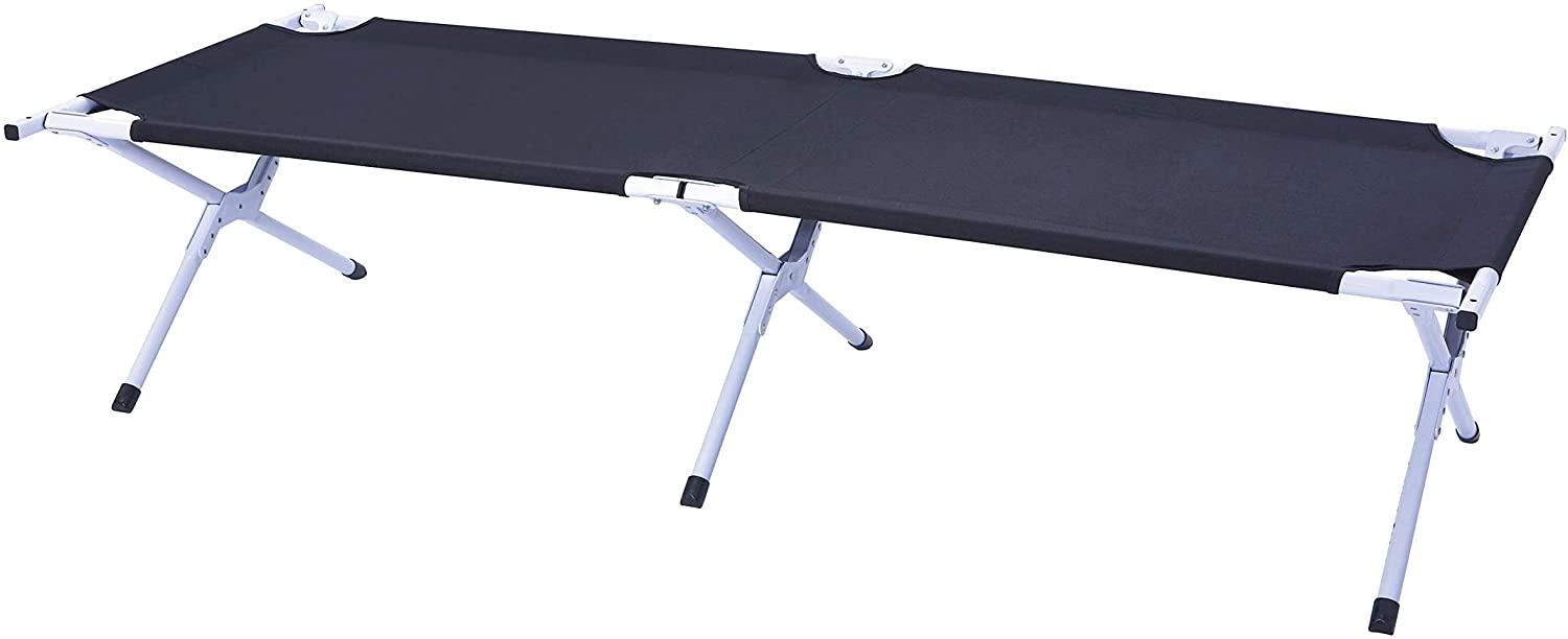 CAMA PLEGABLE PARA ACAMPAR, MODELO 68065 MEDIDAS 75" X 25" X 16.5"/1.90M X 64CM X 4