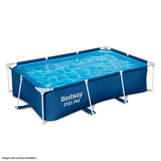 Piscina rectangular 56403 Serie Steel Pro, 102" X 67" X 24", 2.59 X 1.70