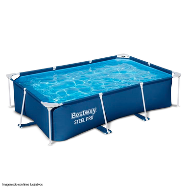 Piscina rectangular 56403 Serie Steel Pro, 102" X 67" X 24", 2.59 X 1.70