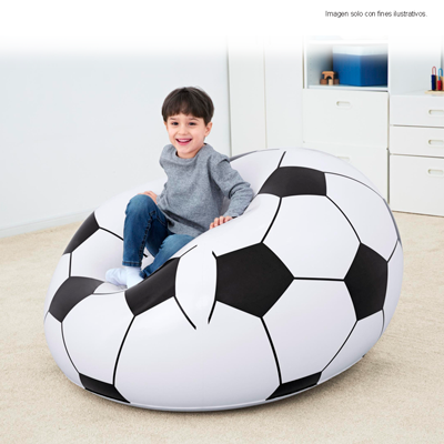 Silla inflable 75010B  Bestway diseño de futbol