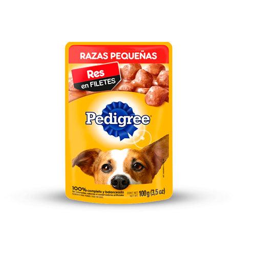 PEDIGREE RP POUCH RES 30/100G AGUA SUFICIENTE PARA EL PROCESO, CARNE Y/O SUBPRODUCT