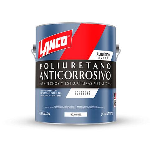 Lanco Pintura Anticorrosiva Poliuretano Rojo Teja Galon