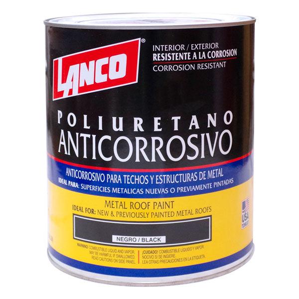LANCO PINTURA ANTICORROSIVA POLIURETANO NEGRO GALON