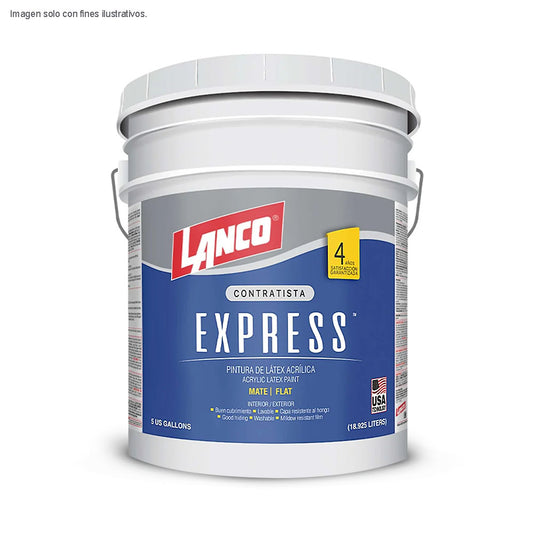 Pintura Base Express Latex Lanco 5 galones