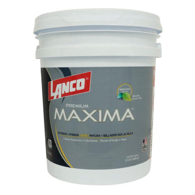 Lanco Pintura Base Maxima Premium Pastel 5 Galones