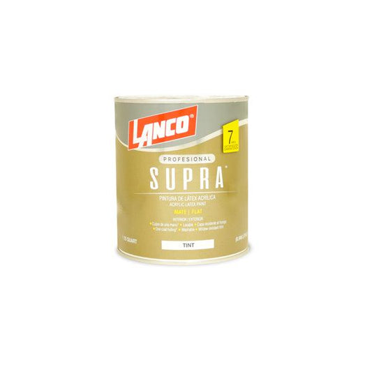 LANCO PINTURA BASE SUPRA LATEX DEEP 1/4 GALON
