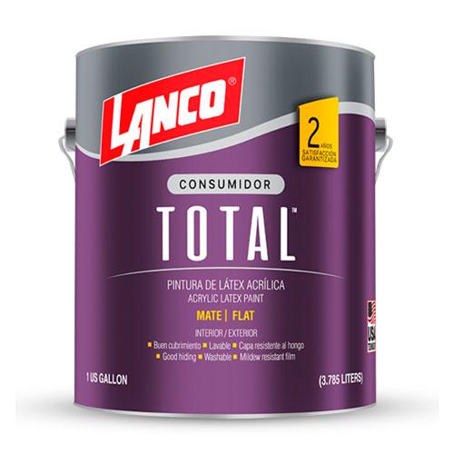LANCO PINTURA LINEA TOTAL LATEX BLANCA GALON