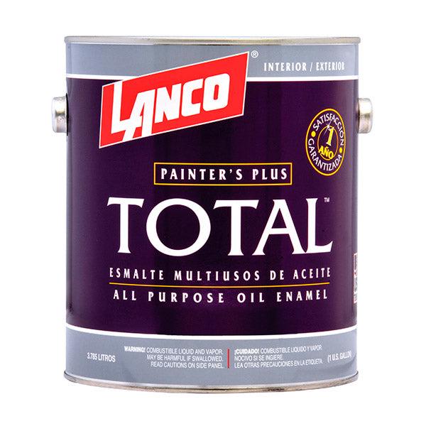 Lanco Pintura Aceite Total Negro Galon