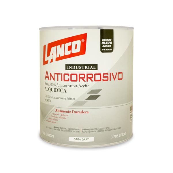 Lanco Pintura Anticorrosiva Industrial Gris Galon