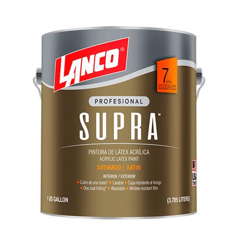 Lanco Pintura Base Supra Satin Blanco Galon