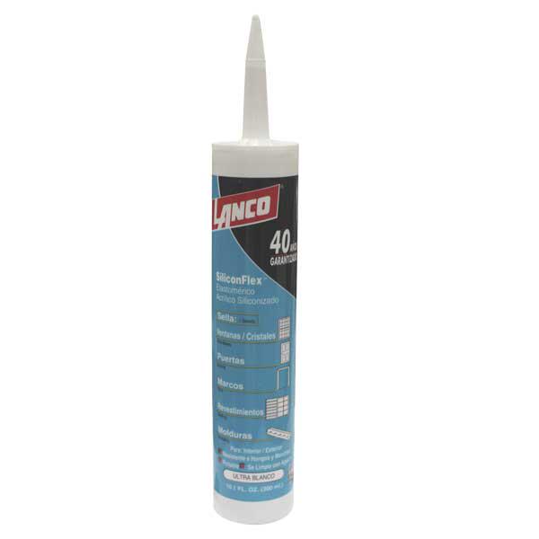 LANCO  SILICON FLEX BLANCO 10OZ