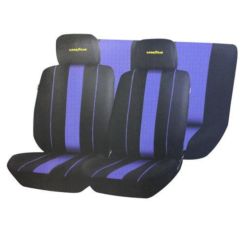 Cobertor Para Auto, Modelo 991-90140985, 4 Piezas, Color Negro, Azul