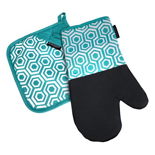 Set de Guantes Para Cocina 2 Piezas | 2 Piezas Set Oven Mitt And Pot Holder