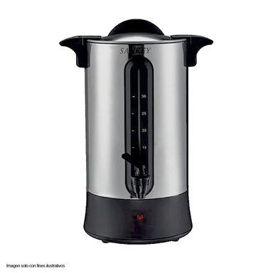 Cafetera percoladora eléctrica 30 tazas CM-3011 Sankey  acero inoxidable
