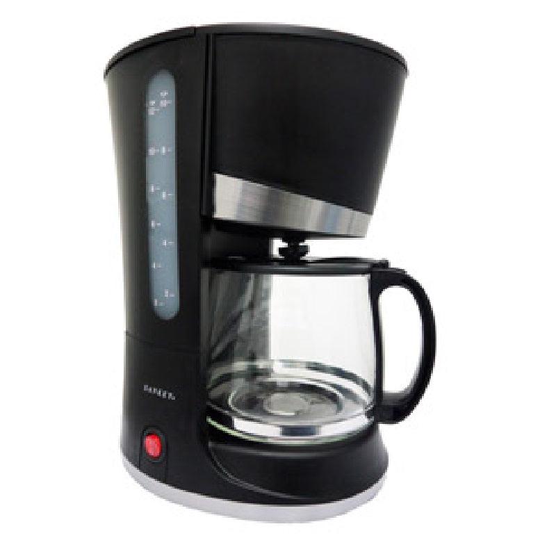 Sankey Cafetera de Taza 12 Tazas CM-1227 Negro Taza de Cristal A Prueba de Calor I