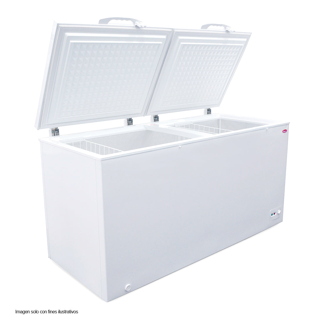 Congelador Horizontal 18pc RFC-1870 Sankey  color blanco canastas divisoras