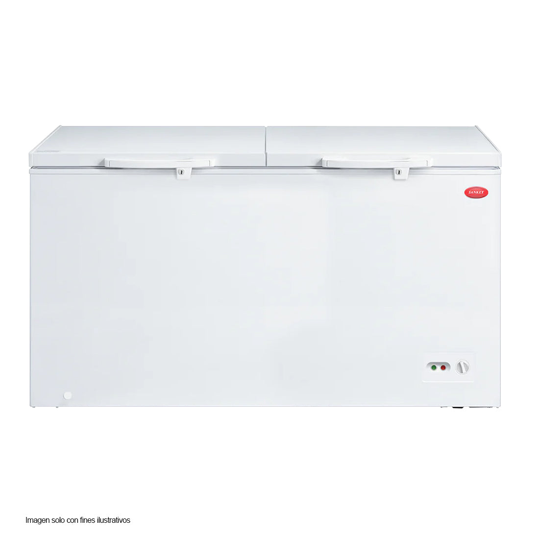 Congelador Horizontal 18pc RFC-1870 Sankey  color blanco canastas divisoras