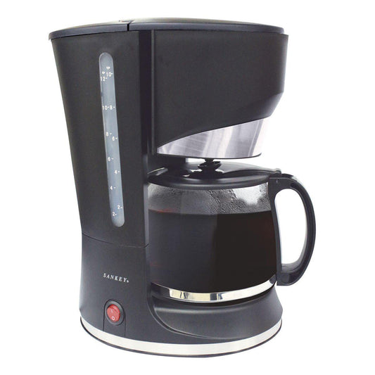 Cafetera de 12 tazas CM-1228 Sankey color negro
