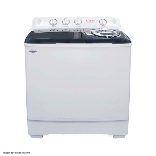 Lavadora 18kg semiautomática WM-1877P Sankey bomba de expulsión