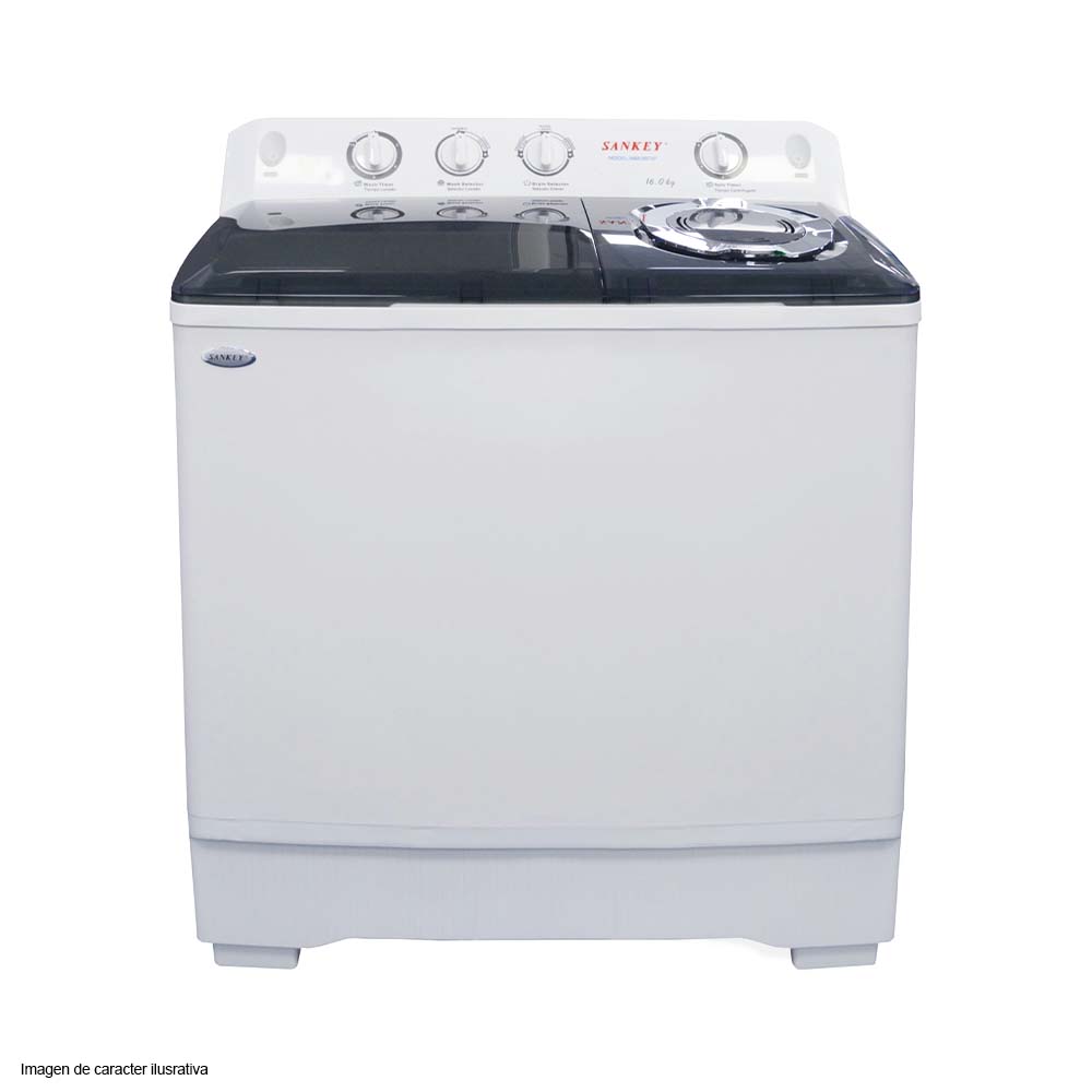 Lavadora 18kg semiautomática WM-1877P Sankey bomba de expulsión