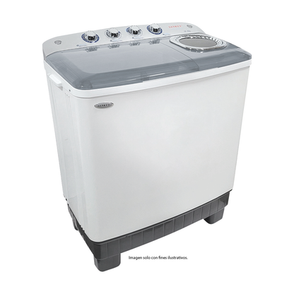 Lavadora 15kg Semiautomática modelo WM-1576PS, Sankey, doble tina, bomba de expulsión