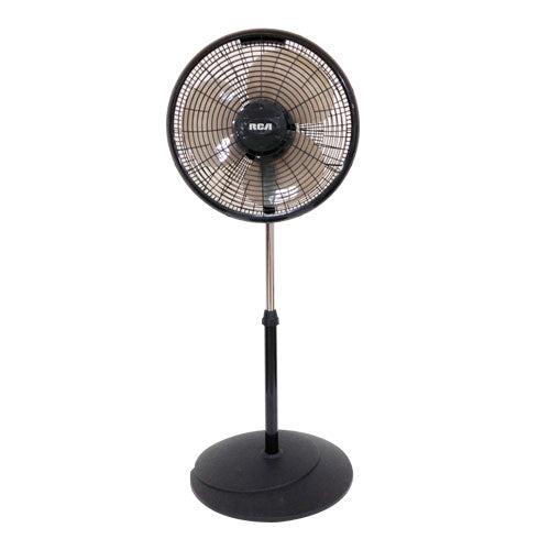 Abanicos de Pedestal RCA RCFAN15 16" Negro 3 Vel