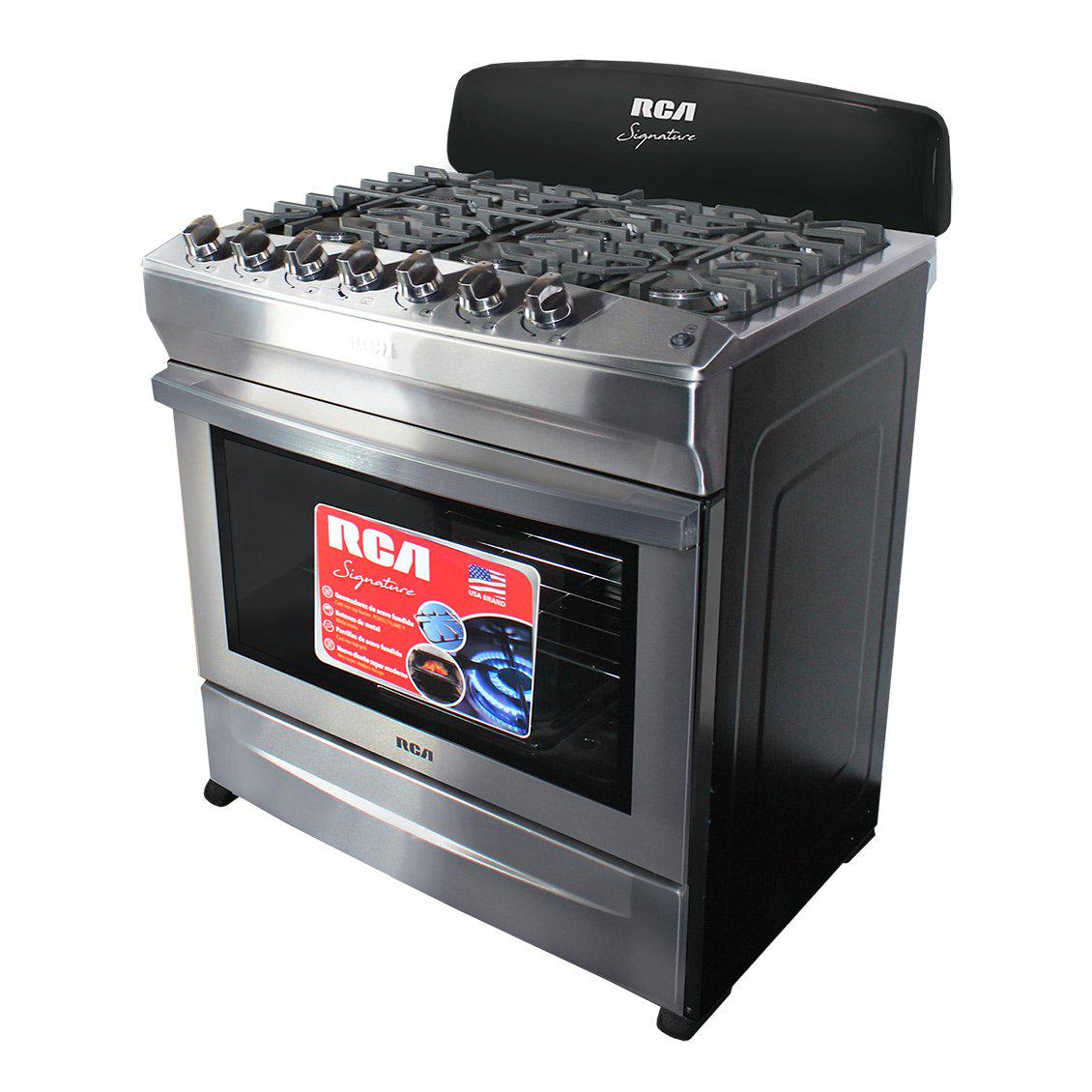 Estufa 30" a gas modelo RCCR7606 RCA de 6 quemadores
