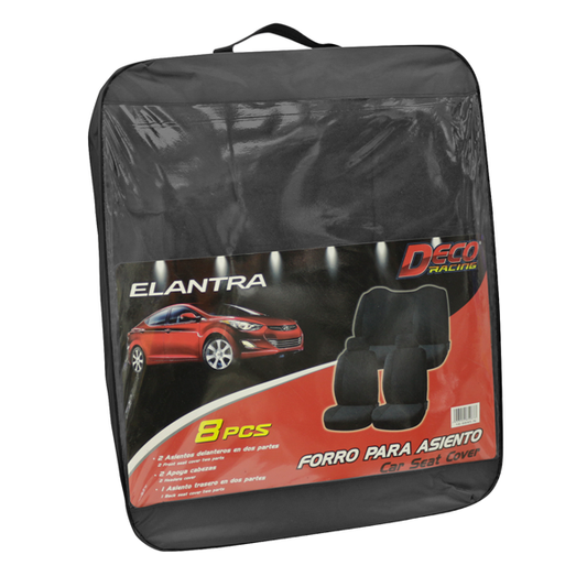 FORRO PARA ASIENTO PARA AUTO COLOR NEGRO  PARA MODELO ELANTRA  16 9845 N