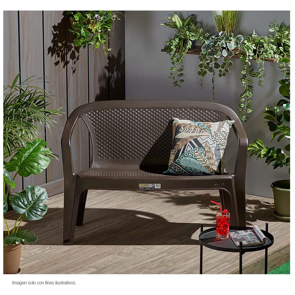 Silla eterna doble 8806-XP color wengue