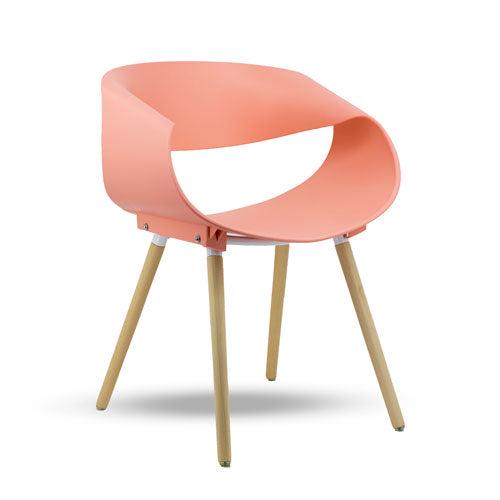 SILLA PLASTICA MODELO SL-7064, COLOR ROSA, MEDIDAS 55*47*75 CM, ASIENTO DE POLIPROP