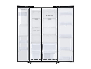 Refrigeradora Samsung 27 pie cúbicos Side by Side  RS27T5561B1/AP silver  family hub fam