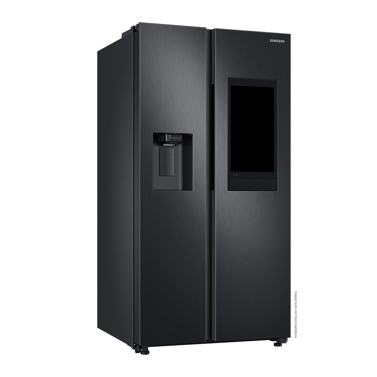 Refrigeradora 27pc, Side by Side  RS27T5561B1/AP, Samsung,  silver  family hub fam
