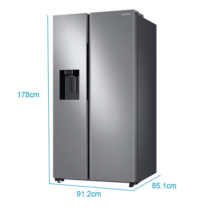 Refrigeradora Samsung 28 pies cúbicos side by side modelo RS27T5200S9/AP