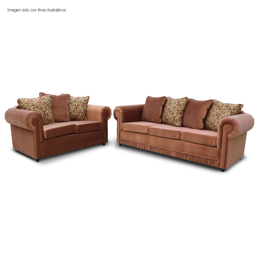 Juego de sala, sofá + loveseat modelo ebony