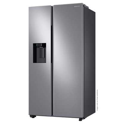 Refrigeradora 22pc RS22T5200S9/AP SIDE BY SIDE, Samsung, silver  all around cooling inverter dispensador de agua