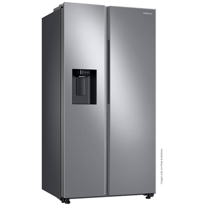 Refrigeradora 22pc RS22T5200S9/AP SIDE BY SIDE, Samsung, silver  all around cooling inverter dispensador de agua