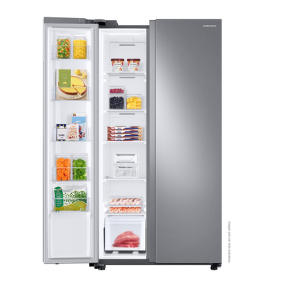 Refrigeradora 28 pc Side by Side  RS28T5B00S9/AP Samsung, silver  all around cool
