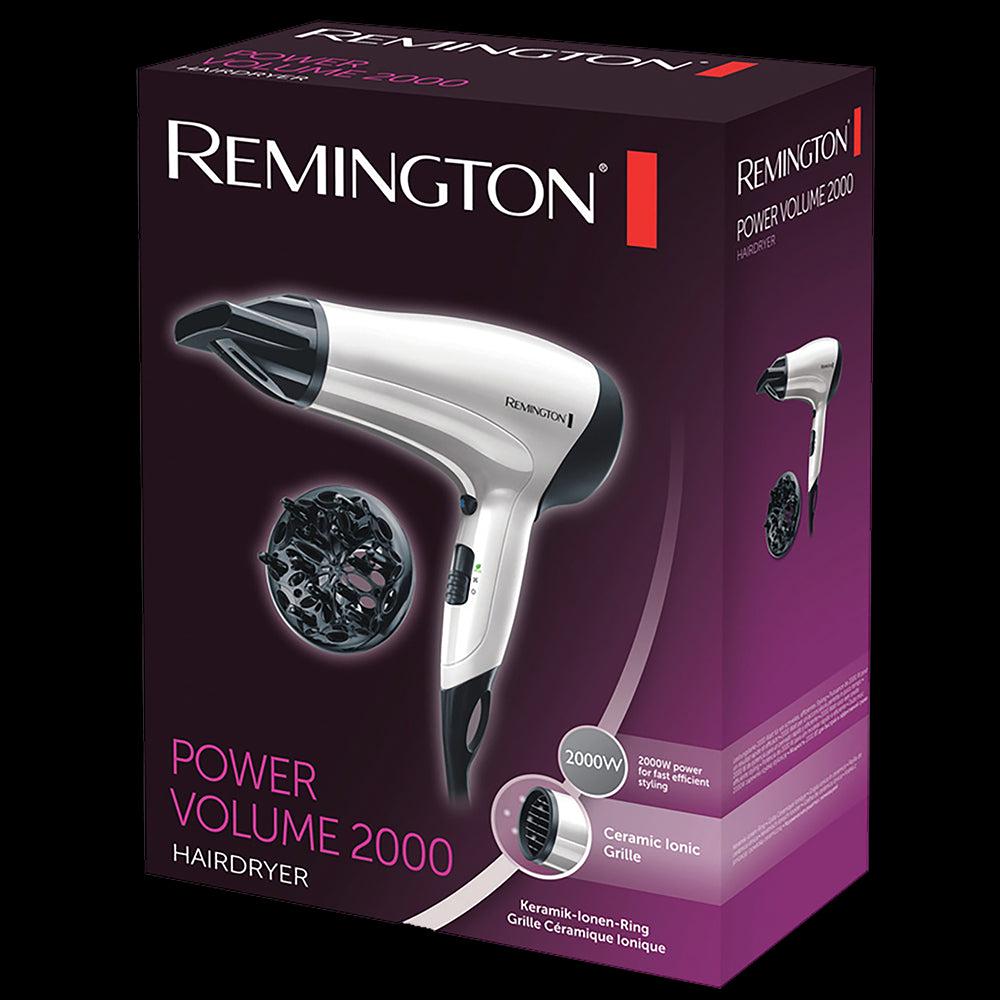 Remington Blower Profesional D3015 Blanco 2000 Watts Rejilla de Ceramica Ionica