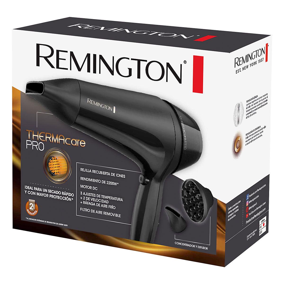 Blower doméstico, 1875 watts, D12A, Remington, negro, micro acondicionadores