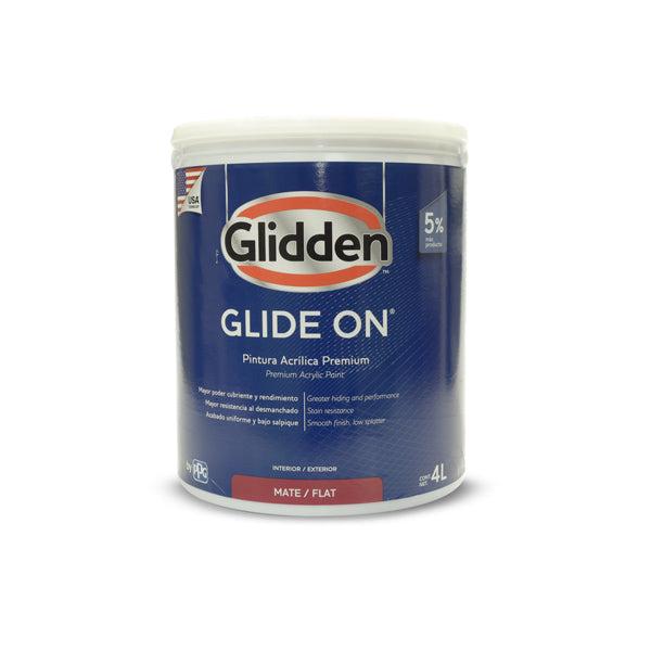 GLIDDEN PINTURA BASE GLIDE-ON ACRILICA MATEINTERMEDIA GALON