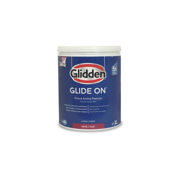 Glidden Pintura Base Glide-On Acrilica Mate Deep 1/4 Galon