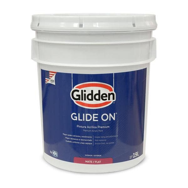 Glidden Pintura Base Glide-On Acrilica Mate U-Accent 5 Galones