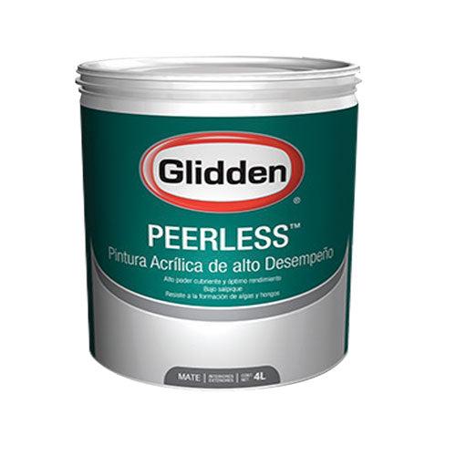 GLIDDEN PINTURA BASE PEERLESS ACRILICA MATE BLANCO GALON