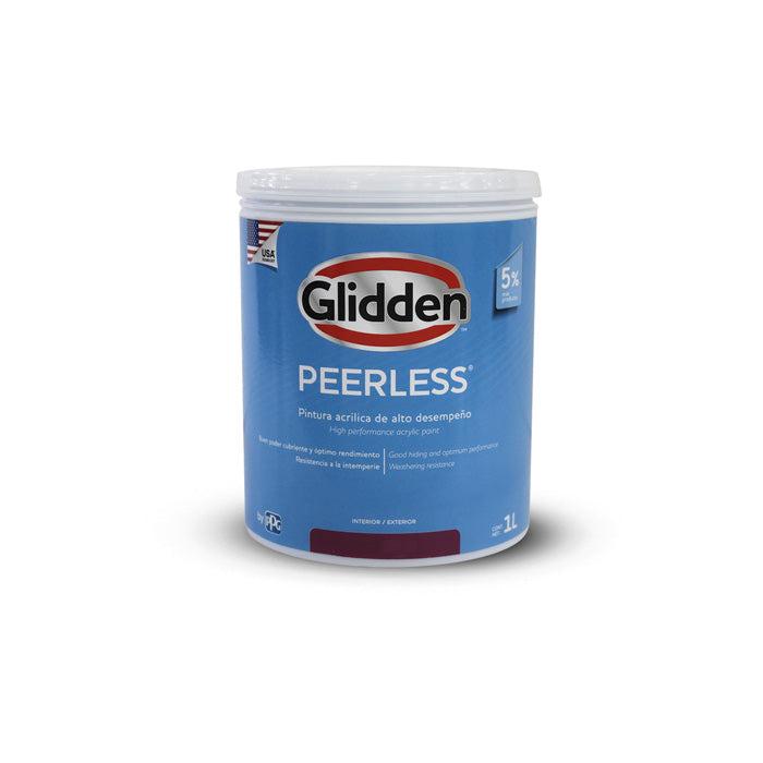 GLIDDEN PINTURA BASE PEERLESS ACRILICA MATE INTERMEDIA 1/4 GALON