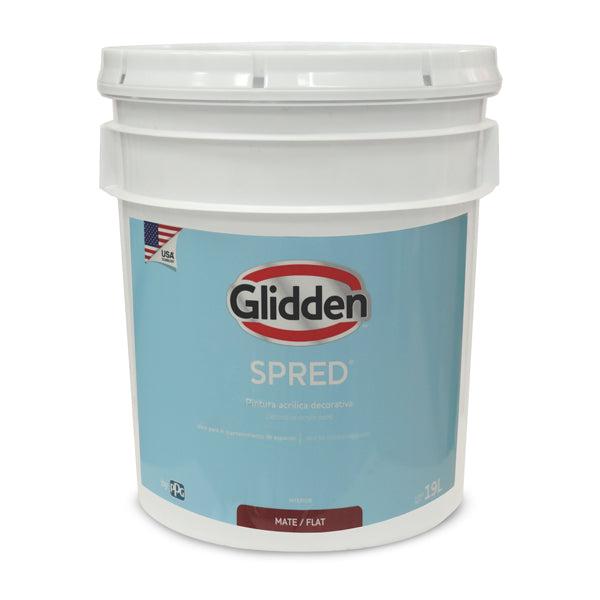 GLIDDEN PINTURA LINEA SPRED ACRILICA BLANCO 5 GALONES