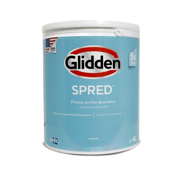 GLIDDEN PINTURA LINEA SPRED ACRILICA BLANCO GALON