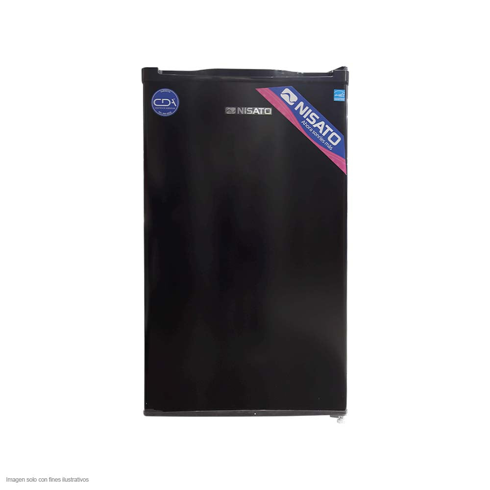 Refrigeradora 3.18pc NRF-102FNNML Nisato color negro — Rodelag Panamá